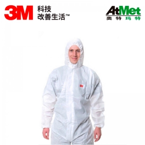 3M 4515白色带帽连体防护服M L XL XXL 20件/箱