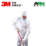 3M 4510白色带帽连体防护服M L XL XXL 20件/箱